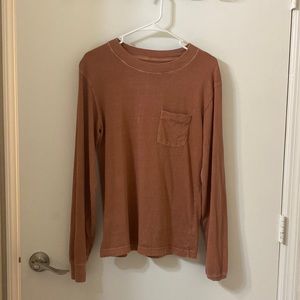 Side pocket long sleeve top